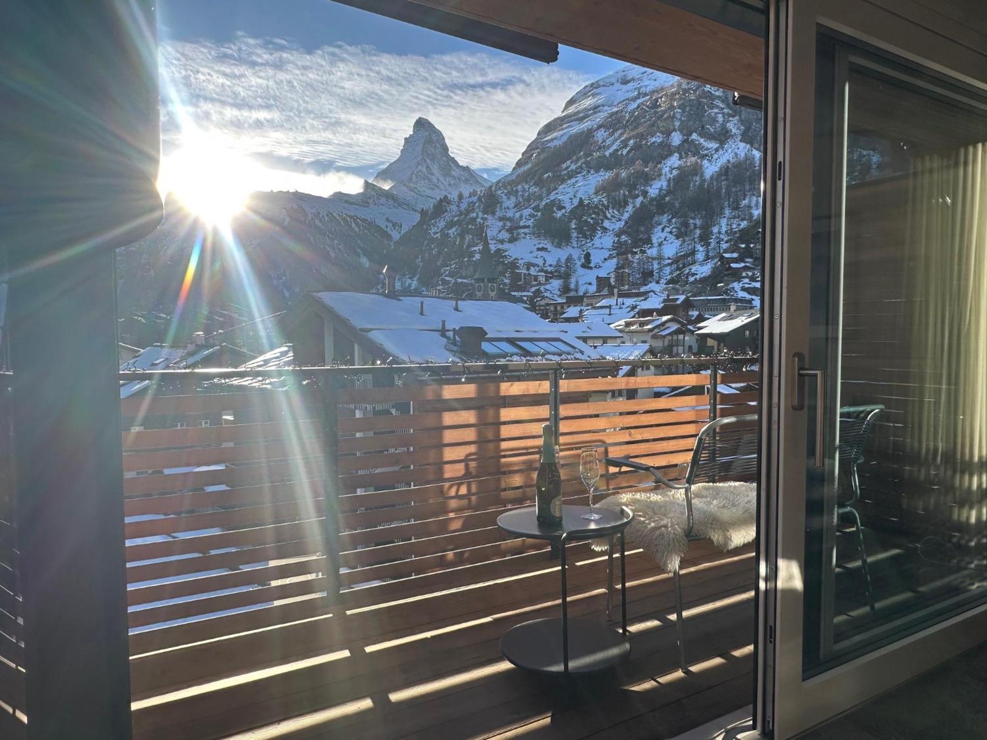 شقة Ascot Penthouse 160 M2 Matterhorn View زيرمات المظهر الخارجي الصورة
